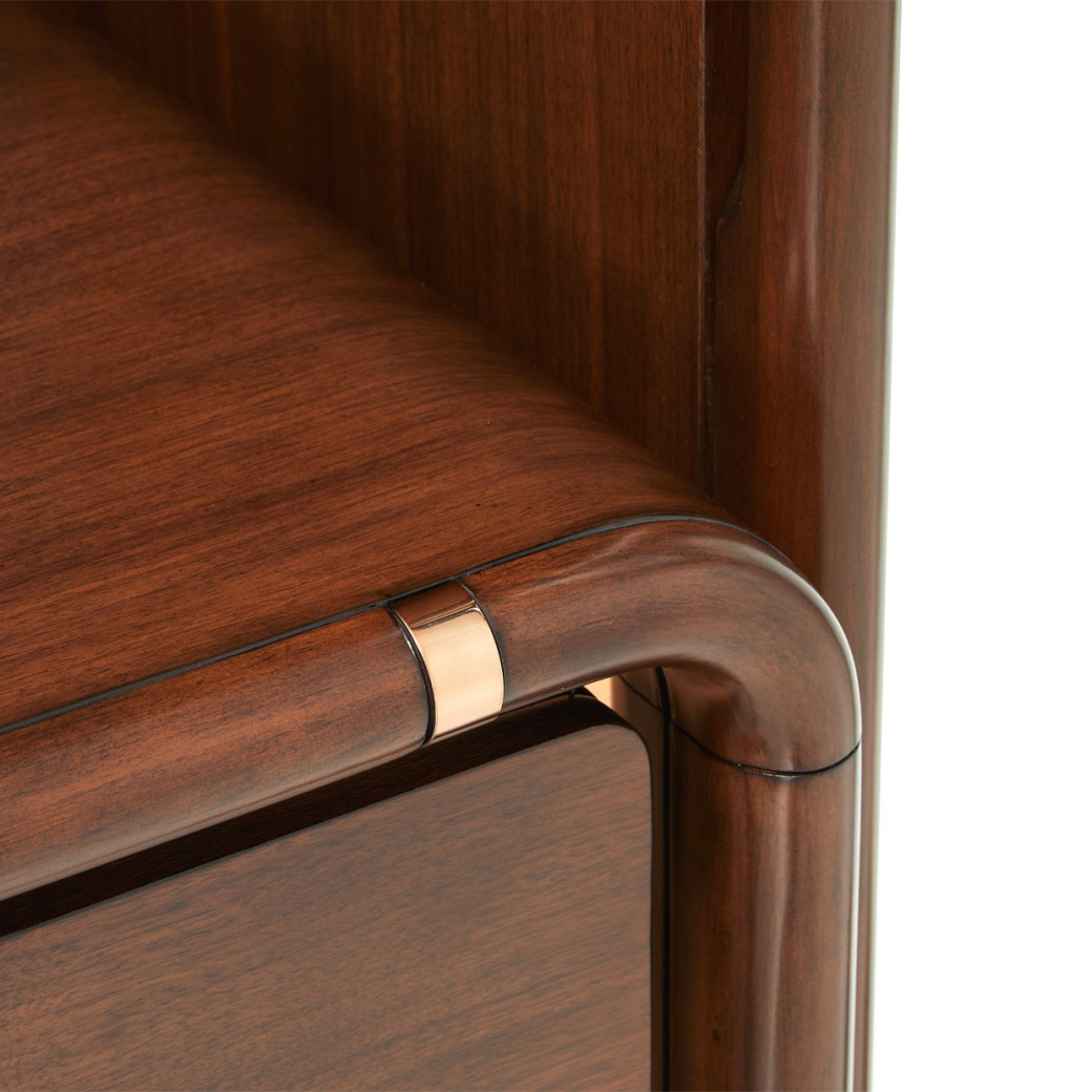 Offset Chest & Storage Mirror 2pc Umber Mason Park Collection By Michael Amini 9094070SA-71-406