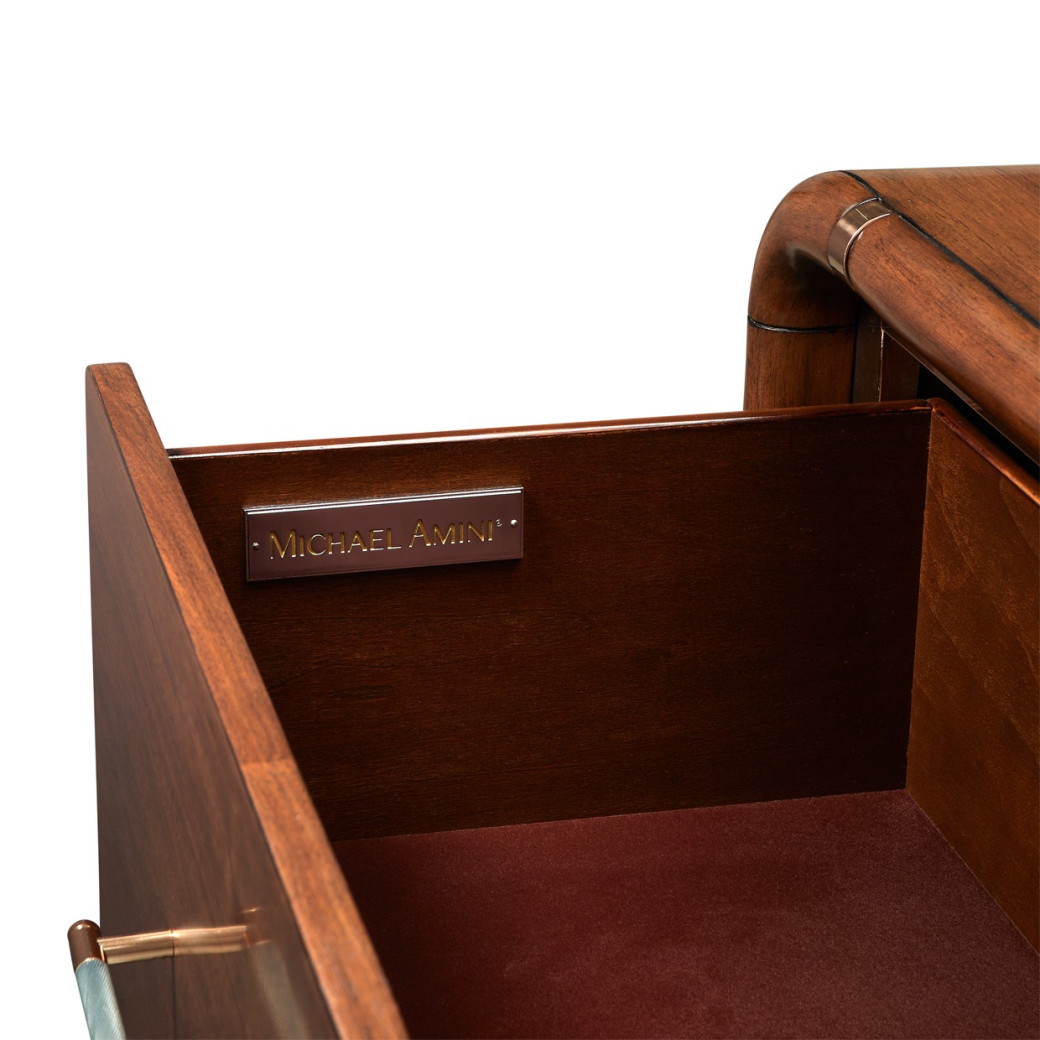Offset Chest & Storage Mirror 2pc Umber Mason Park Collection By Michael Amini 9094070SA-71-406