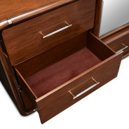 Offset Chest & Storage Mirror 2pc Umber Mason Park Collection By Michael Amini 9094070SA-71-406