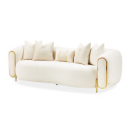 Sofa Crepe Gold Sassani Collection By Michael Amini LFR-SSNI815-CPE-806