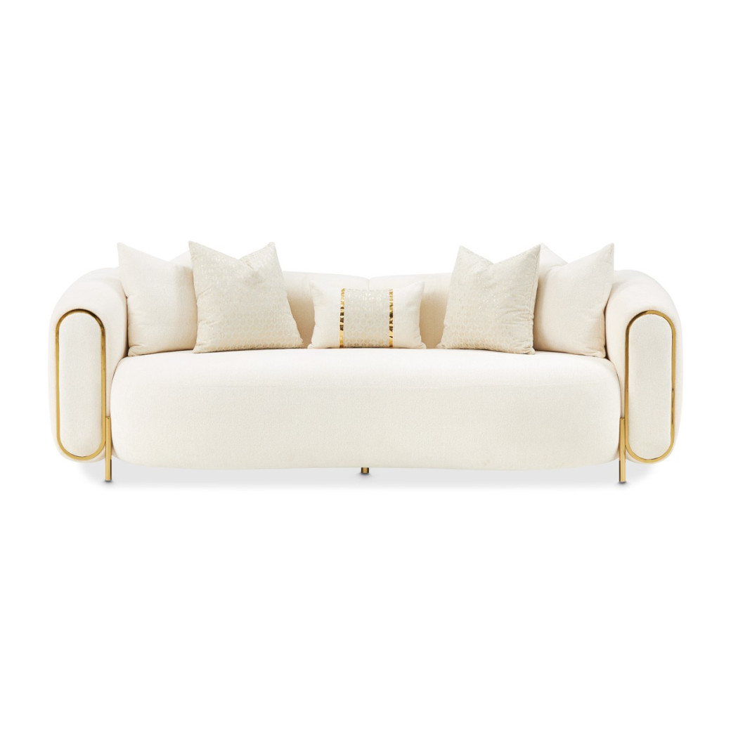 Sofa Crepe Gold Sassani Collection By Michael Amini LFR-SSNI815-CPE-806