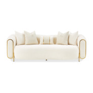 Sofa Crepe Gold Sassani Collection By Michael Amini LFR-SSNI815-CPE-806