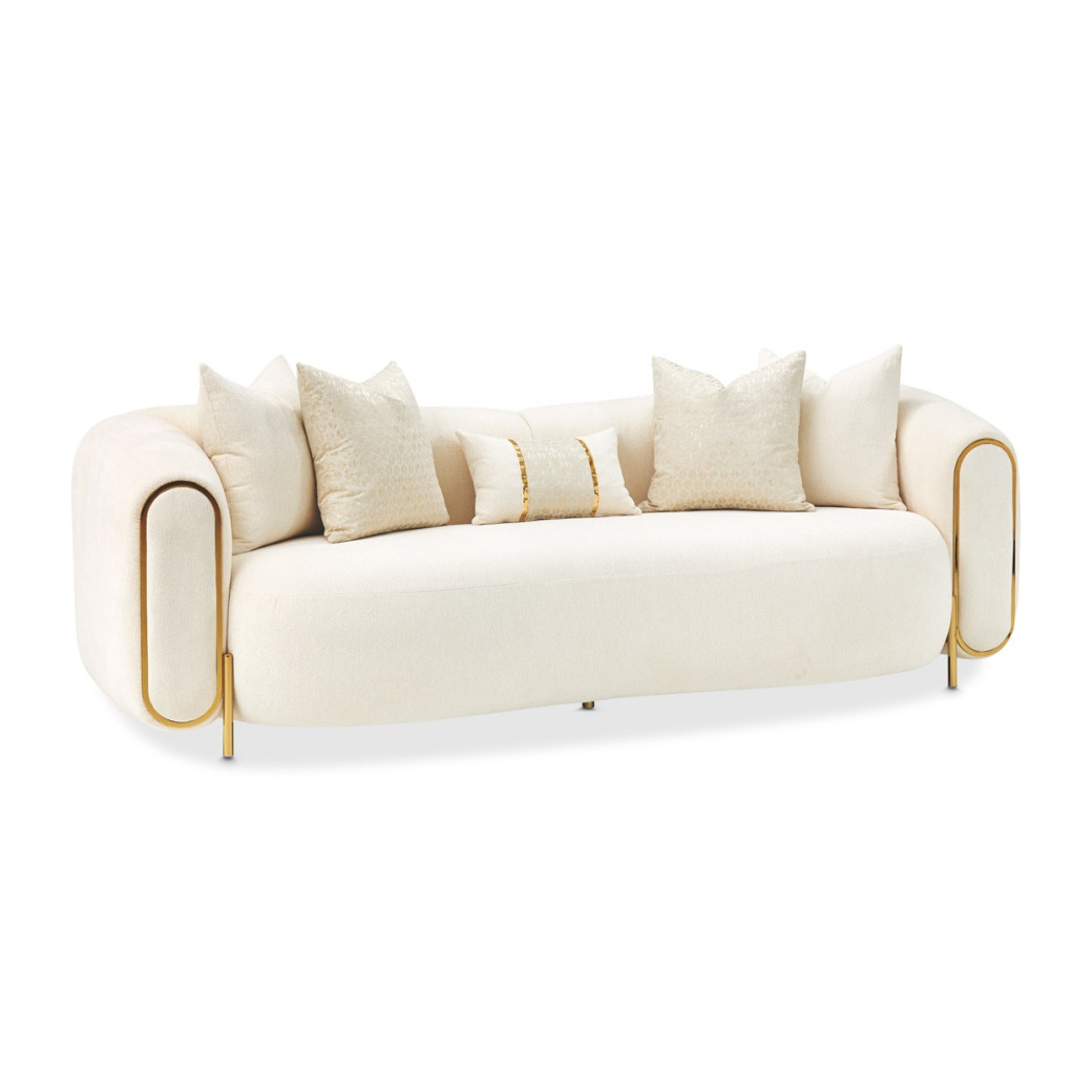 Sofa Crepe Gold Sassani Collection By Michael Amini LFR-SSNI815-CPE-806