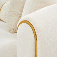 Sofa Crepe Gold Sassani Collection By Michael Amini LFR-SSNI815-CPE-806