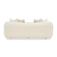 Loveseat Crepe Gold Sassani Collection By Michael Amini LFR-SSNI825-CPE-806