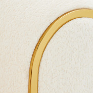 Loveseat Crepe Gold Sassani Collection By Michael Amini LFR-SSNI825-CPE-806