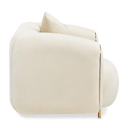 Chair Crepe Gold Sassani Collection By Michael Amini LFR-SSNI835-CPE-806