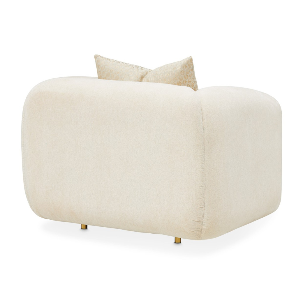 Chair Crepe Gold Sassani Collection By Michael Amini LFR-SSNI835-CPE-806