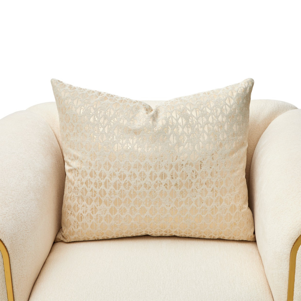 Chair Crepe Gold Sassani Collection By Michael Amini LFR-SSNI835-CPE-806