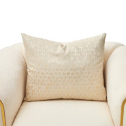 Chair Crepe Gold Sassani Collection By Michael Amini LFR-SSNI835-CPE-806