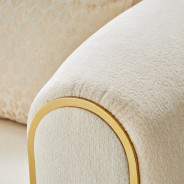 Chair Crepe Gold Sassani Collection By Michael Amini LFR-SSNI835-CPE-806