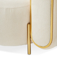 Chair Crepe Gold Sassani Collection By Michael Amini LFR-SSNI835-CPE-806