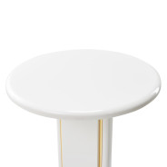 Accent Table Pearl White/Gold Sassani Collection By Michael Amini LFR-SSNI222-128