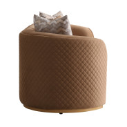 Loveseat Caramel Gold Ariana Collection by Michael Amini LFR-ARNA825-CML-806
