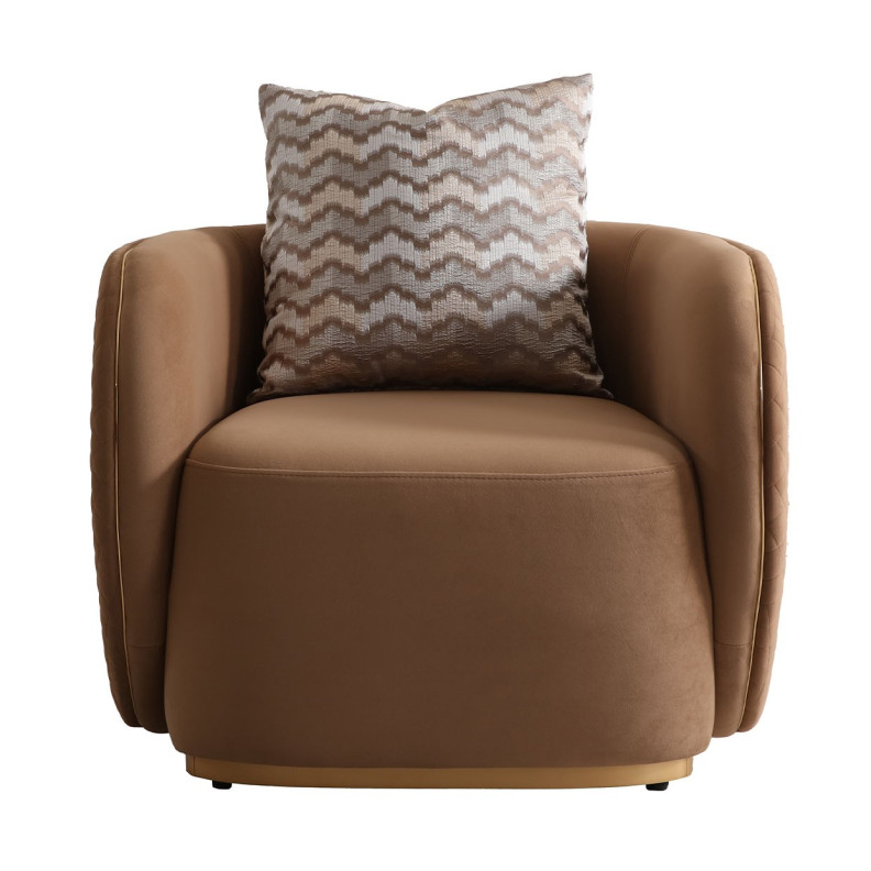 Chair Caramel Gold Ariana Collection by Michael Amini LFR-ARNA835-CML-806