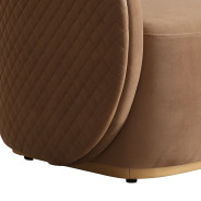 Chair Caramel Gold Ariana Collection by Michael Amini LFR-ARNA835-CML-806