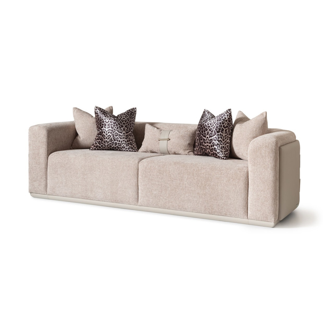 Sofa Mink Light Ash Canberra Collection By Michael Amini LFR-CNBA816-MNK-120