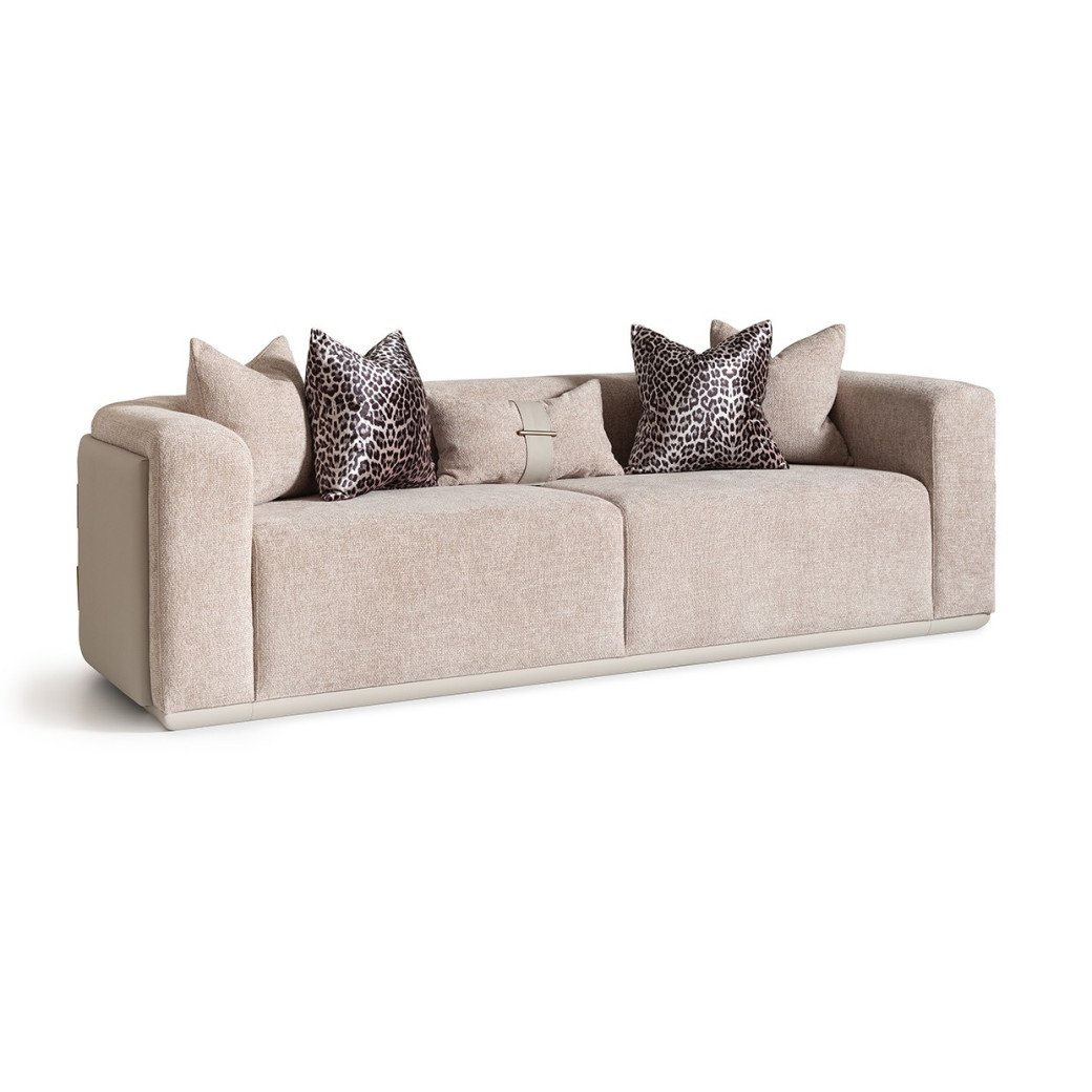 Sofa Mink Light Ash Canberra Collection By Michael Amini LFR-CNBA816-MNK-120
