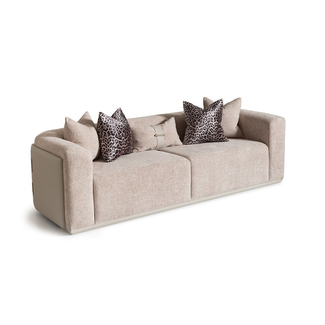 Sofa Mink Light Ash Canberra Collection By Michael Amini LFR-CNBA816-MNK-120