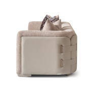 Sofa Mink Light Ash Canberra Collection By Michael Amini LFR-CNBA816-MNK-120