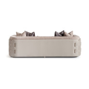 Sofa Mink Light Ash Canberra Collection By Michael Amini LFR-CNBA816-MNK-120