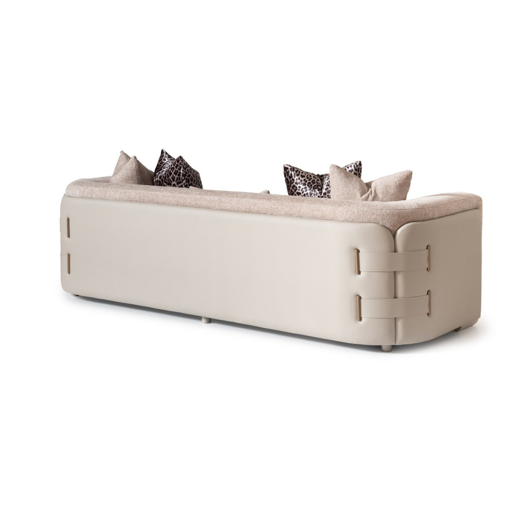 Sofa Mink Light Ash Canberra Collection By Michael Amini LFR-CNBA816-MNK-120