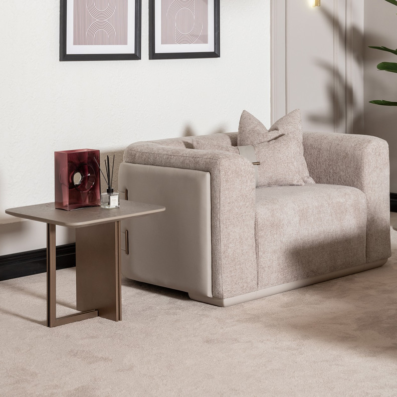 End Table Light Ash Canberra Collection By Michael Amini LFR-CNBA202-120