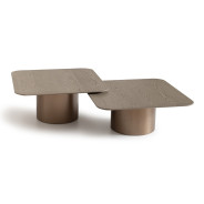Short Cocktail Table Light Ash  Canberra Collection By Michael Amini  LFR-CNBA204-120