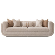 Mansion Sofa Cashmere Bright Gold Savannah Breeze Collection by Michael Amini  LFR-SBRZ816-CSM-806