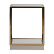 End Table Bright Gold  Savannah Breeze Collection by Michael Amini  LFR-SBRZ202-806