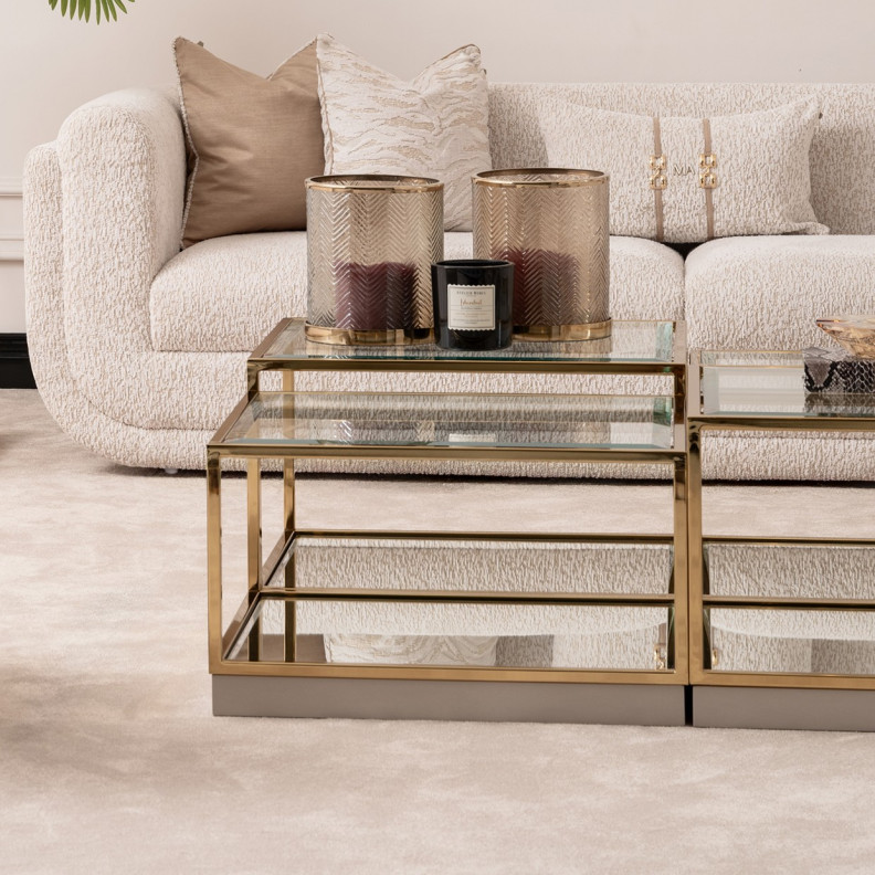 Short Cocktail Table 2pc Savannah Breeze Collection by Michael LFR-SBRZ204-806