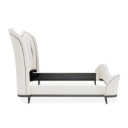 Eastern King Upholstered 3pc Bed Tuxedo Collection By Michael Amini 9087000EK-832