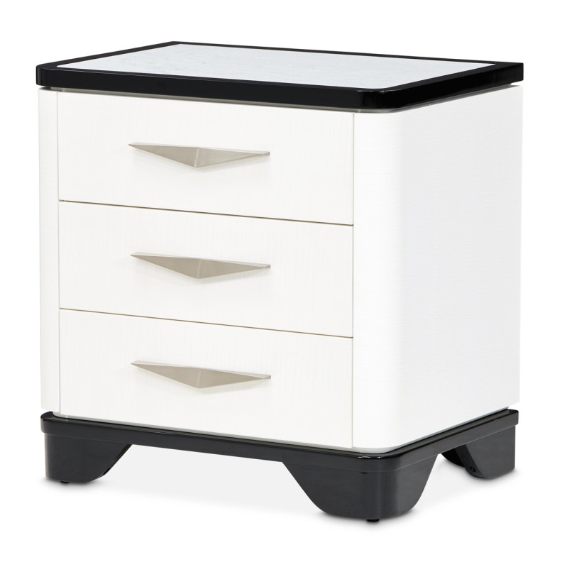 Nightstand Piano Keyboard Tuxedo Collection By Michael Amini 9087040-832