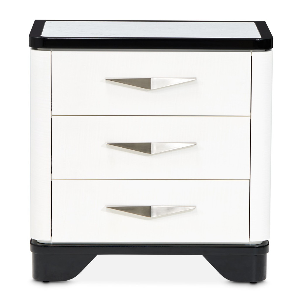 Nightstand Piano Keyboard Tuxedo Collection By Michael Amini 9087040-832