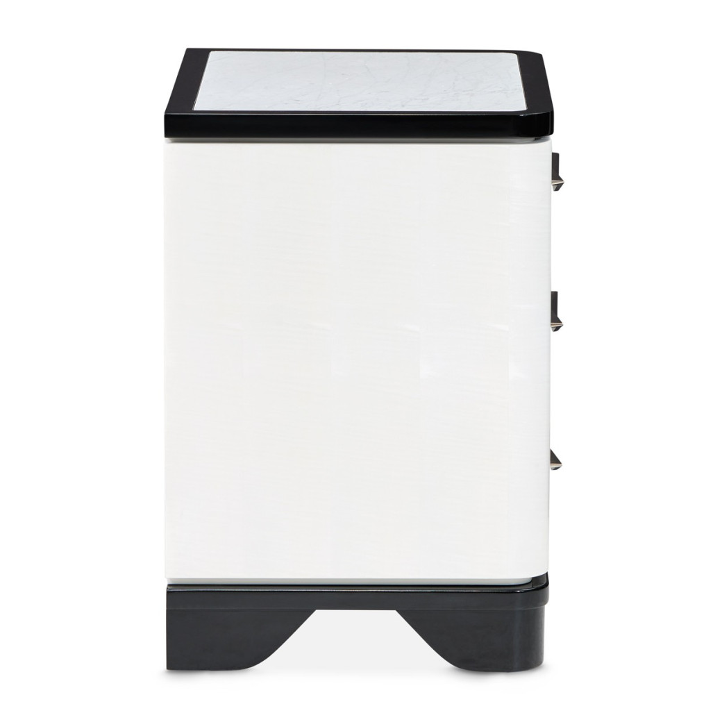 Nightstand Piano Keyboard Tuxedo Collection By Michael Amini 9087040-832