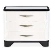 Nightstand, Large Piano Keyboard Tuxedo Collection By Michael Amini 9087042-832