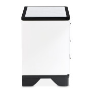 Nightstand, Large Piano Keyboard Tuxedo Collection By Michael Amini 9087042-832