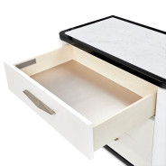 Nightstand, Large Piano Keyboard Tuxedo Collection By Michael Amini 9087042-832