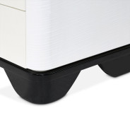 Nightstand, Large Piano Keyboard Tuxedo Collection By Michael Amini 9087042-832
