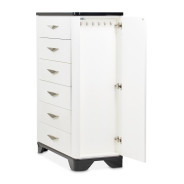 6 Drawer Chest Piano Keyboard Tuxedo Collection By Michael Amini 9087070SA-832