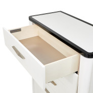 6 Drawer Chest Piano Keyboard Tuxedo Collection By Michael Amini 9087070SA-832