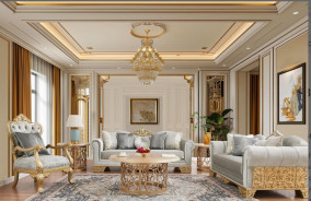 HD 9041 2PC Sofa & Loveseat Victorian Style By Homey Design