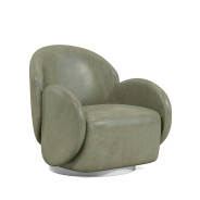 529526-5517 Rothko Pale Green Leather Swivel Chair Collection By A.R.T. Furniture Collections