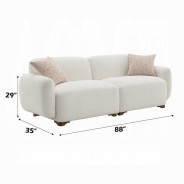LV04540 Darius Sofa w/2 Pillows by Acme Furniture