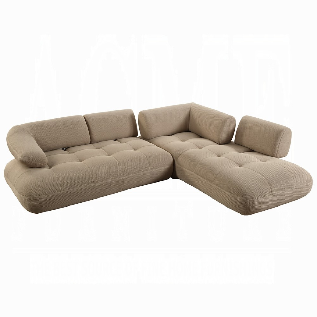 LV03920 Carrick Sectional Sofa w/6 Pillows by Acme Furniture