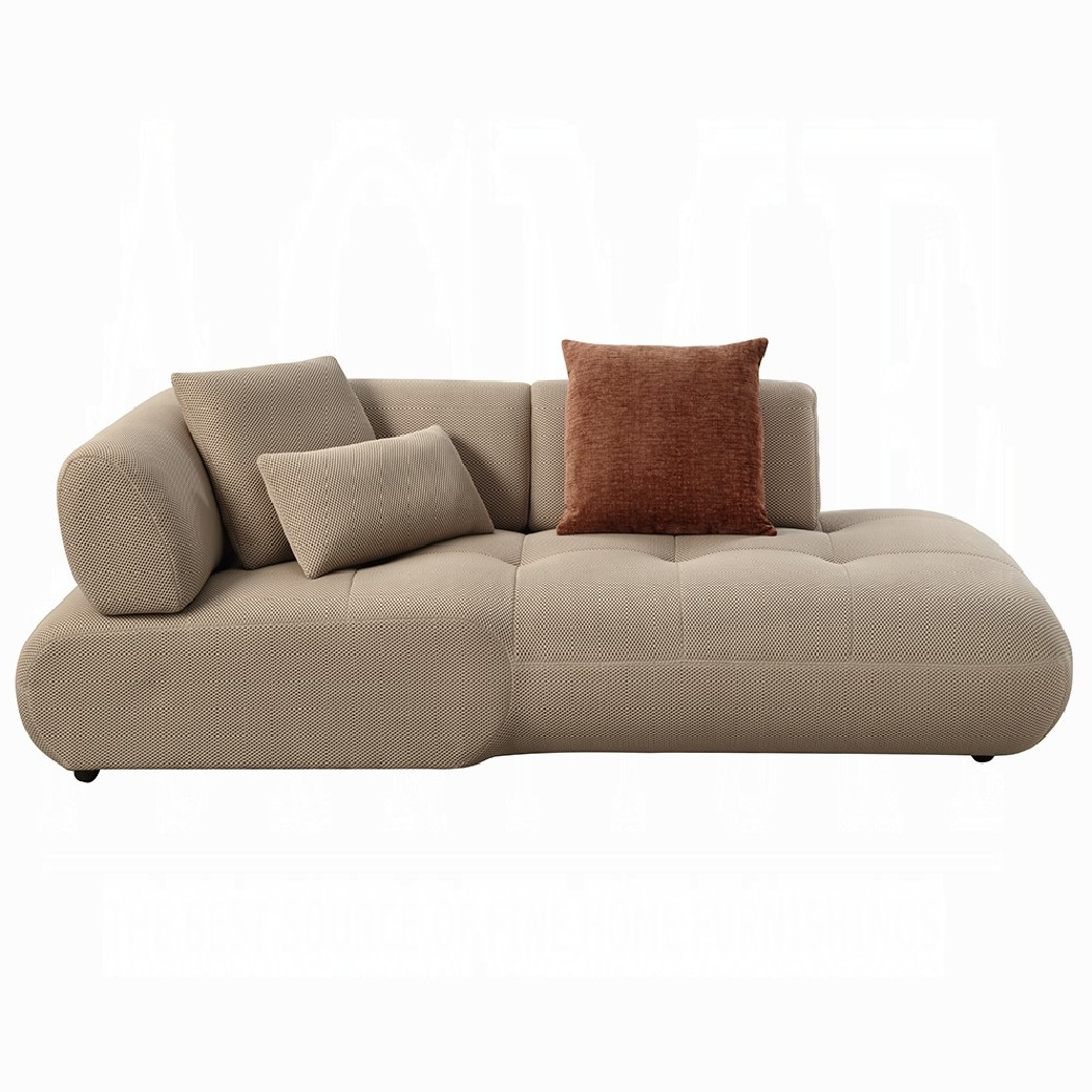 LV03920 Carrick Sectional Sofa w/6 Pillows by Acme Furniture