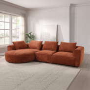 LV03240 Aceso Sectional Sofa W/4 Pillows by Acme Furniture