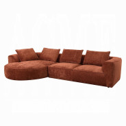LV03240 Aceso Sectional Sofa W/4 Pillows by Acme Furniture