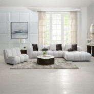 LV04320 Manilla Sectional Sofa w/8 Pillows by Acme Furniture