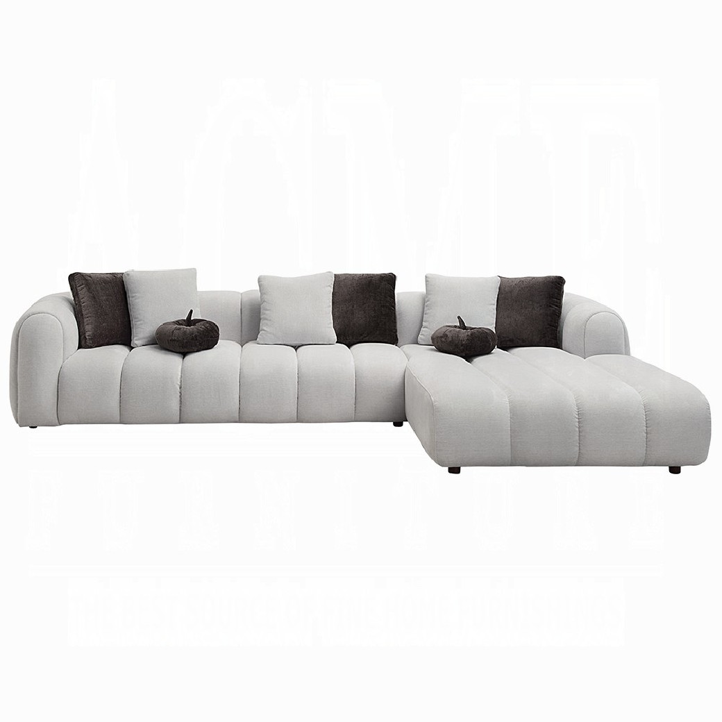 LV04320 Manilla Sectional Sofa w/8 Pillows by Acme Furniture